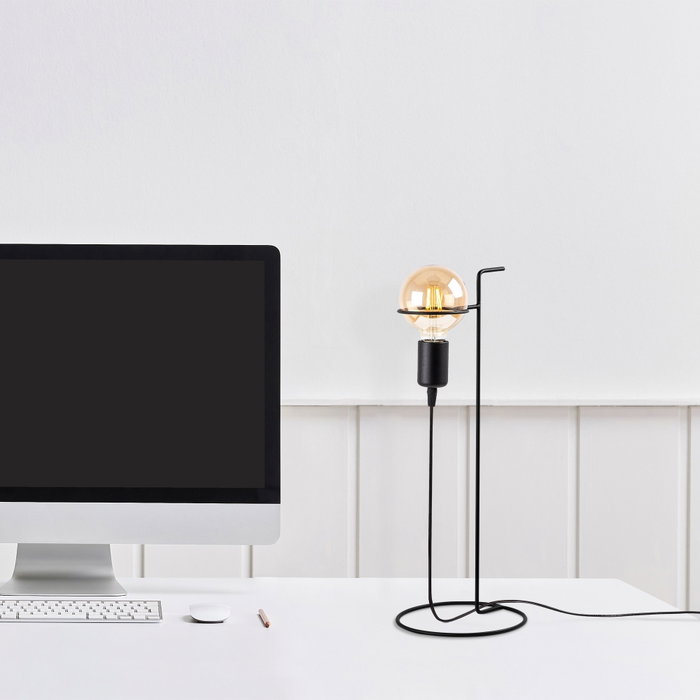 Opviq Lámpara de mesa Pota - 3674 Negra